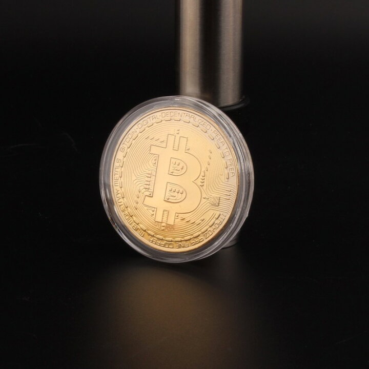 楽天市場】ビットコイン ゴールド 仮想通貨 金貨 レプリカ : スリーセブン