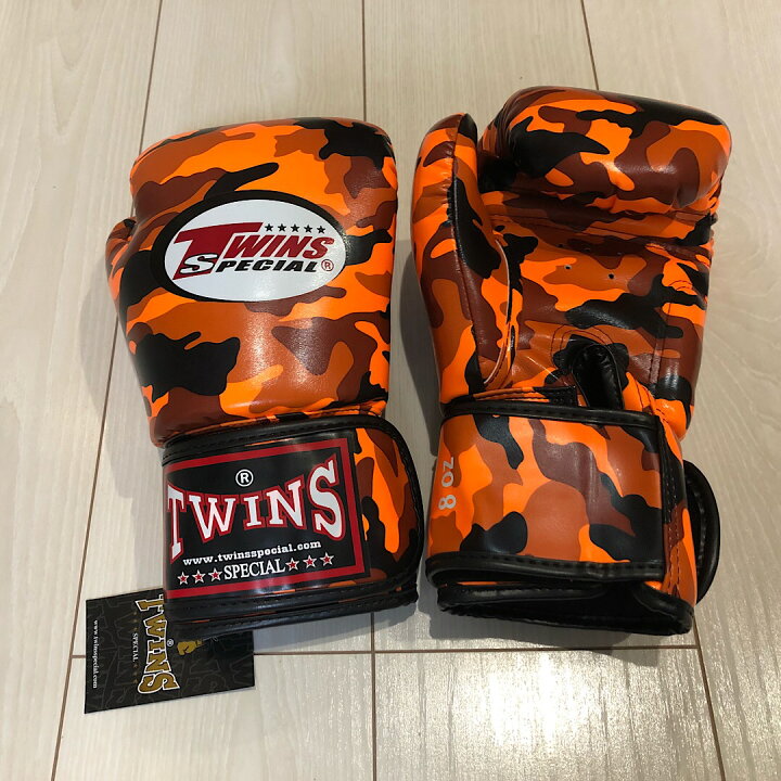 楽天市場】TWINS 迷彩 グローブ 8oz 14oz ブラウン オレンジ 正規品 