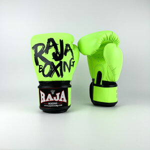 RAJA グローブ キックボクシング ボクシング 総合格闘技 テコンドー 空手 トレーニング ライトグリーン 8oz 10oz 12oz 14oz 16oz
