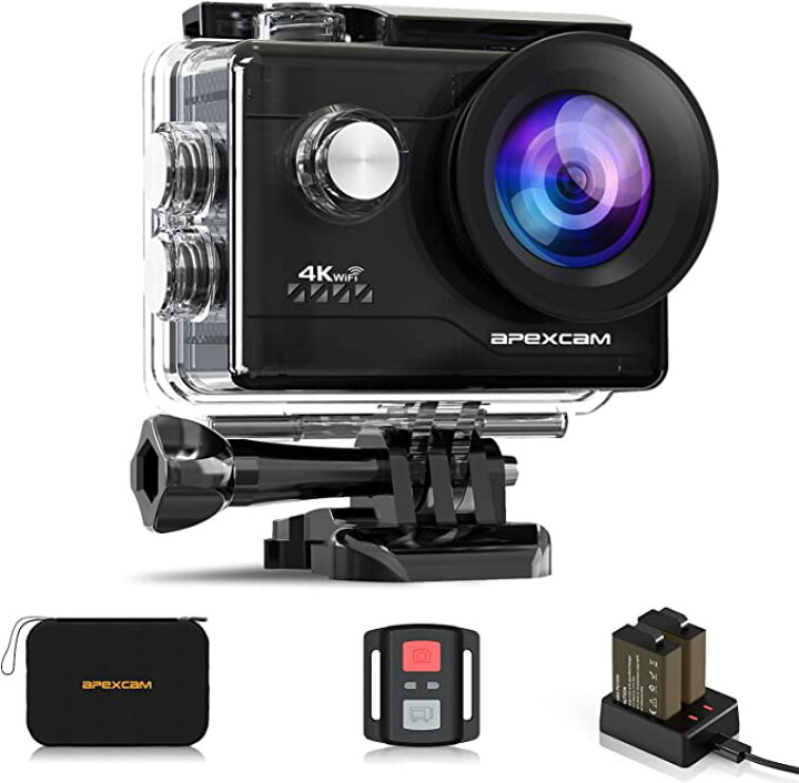 楽天市場】アクションカメラ 4K 2000万画素 SONYセンサー WiFi搭載 40M 
