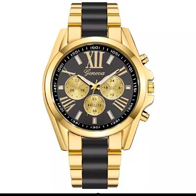 自分用 プレゼントなどにも 国産品 2021人気特価 腕時計 ゴールド ブラック