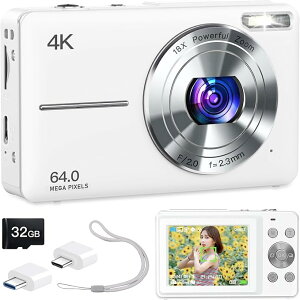 Moledro 4K fW^J fWJ 6400f 32GB}CNSDJ[ht 18{fW^Y[ I[gtH[JX EFuJ LEDCg Ԃ␳ ރtB^[ Zt^C}[ gѕ֗ 2.