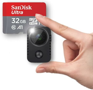 �y Sandisk�А�32GB microSD�t�� �z �h�ƃJ���� �Ď��J���� ���^ �Ԃ�����Ȃ��ԊO�� SD�J�[�h�^�� �l�̌��m�Z���T�[���� [�o�b�e���[����][32GB SDHC�J�[�h�t��][�㏑���^��][�z���s�v][��ԎB�e][�l