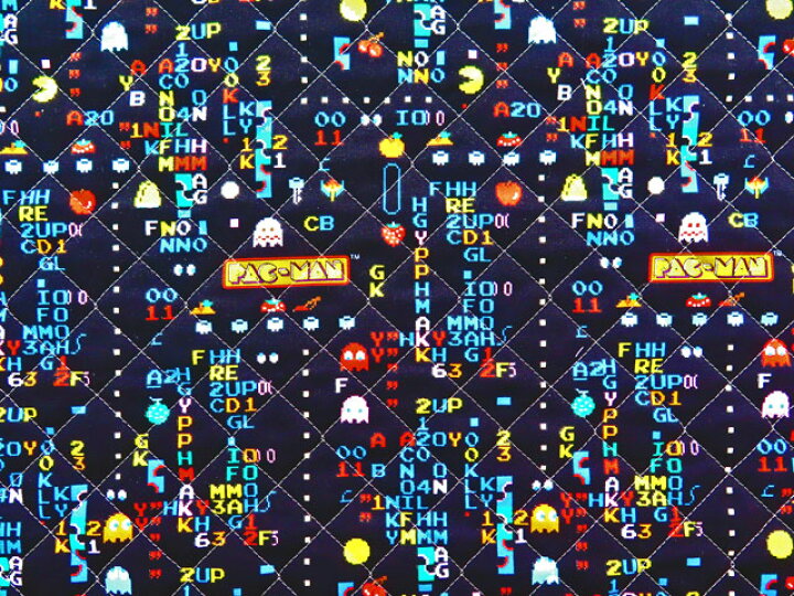 楽天市場 キャラクター 生地 パックマン 2 Pac Man キルト コットン 23年春の入園用 入学用最新柄 布 生地 キャラクター生地 バンダイナムコ ぱっくまん キャラクター生地の 夢木綿