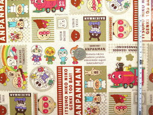 yz LN^[ n Ap} #19 yȖ/Rbg85% l15%z p wp̎ObYɁB2025NtŐV z n LN^[n anpanman, character fabric, cotton 