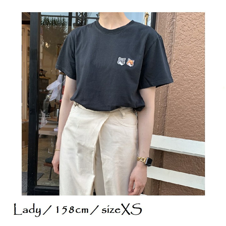 楽天市場 Maison Kitsune メゾンキツネ Bukj0008 Double Fox Head Patch Classic ダブルフォックス ブランド Tシャツ ユニセックス メンズ レディース ワンポイント キツネ Tree Bis セレクト