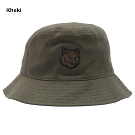 Maison Kitsune メゾンキツネ LM06113WW0088 FOX HEAD PATCH BUCKET HAT フォックス ヘッド パッチ バケット ハット バケハ 帽子 ワンポイント ユニセックス メンズ レディース