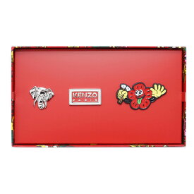 KENZO ケンゾー セット オブ 3 KENZO スタンプ ピン ピンバッジ ロゴ お洒落 プレゼント エレファント 象 ゾウ FLOWER フラワー NIGO ニゴ FD55AC122M01