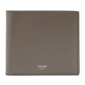 CELINE セリーヌ バイフォールドウォレット コインコンパートメント付き シャイニーカーフスキン ミニ財布 折財布 10C873FFO.18SE Smokey Taupe　スモーキー トープ メンズ レディース ユニセックス