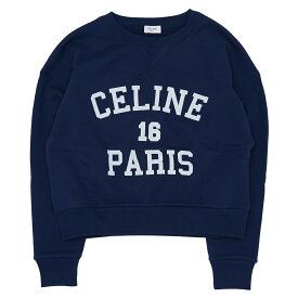 CELINE セリーヌ スウェットシャツ イン コットン フリース CELINE PARIS 16 SWEATSHIRT IN COTTON FLEECE 2Y09E649W.07OW お洒落 ロゴ レディース