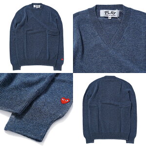 PLAY RfM\ jbg E[ VlbN Z[^[ CG-N090 SMALL RED HEART V-NECK PULLOVER COMME des GARCONS uh |Cg M\
