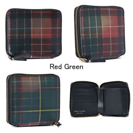 コムデギャルソン 財布 COMME des GARCONS CDG WALLET SA2100LT LENTICULAR 二つ折り財布 タータン チェック 新作