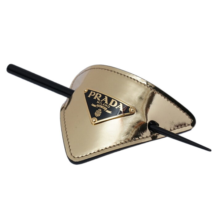 楽天市場】PRADA プラダ レザー ヘアクリップ アクセサリー ブランド  