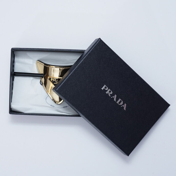 楽天市場】PRADA プラダ レザー ヘアクリップ アクセサリー ブランド  