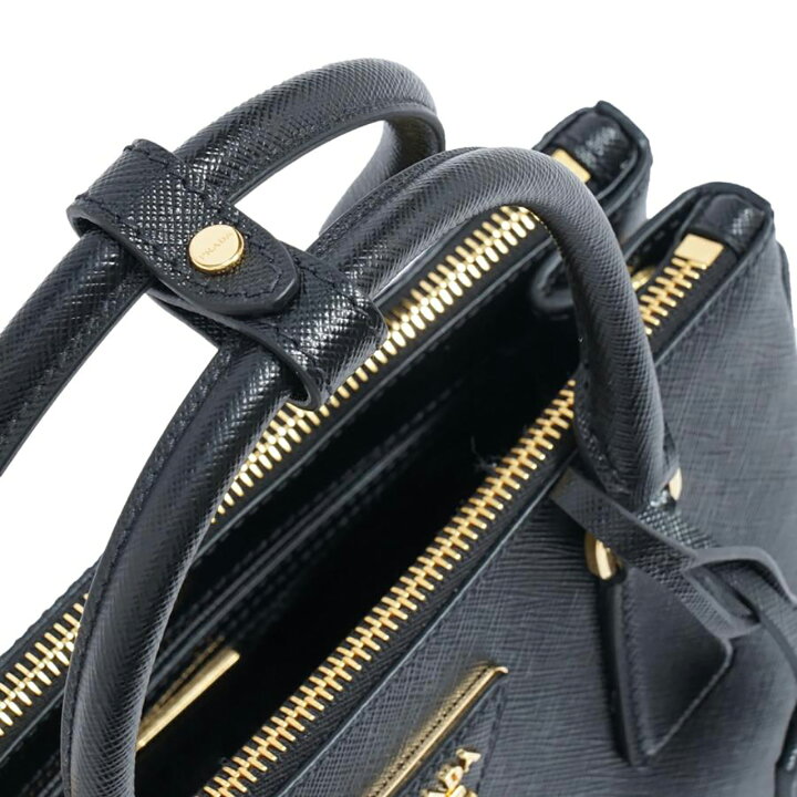 楽天市場】PRADA プラダ ガレリア サフィアーノレザー スモールバッグ  