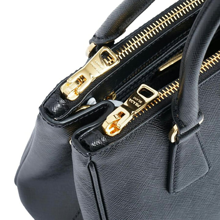 楽天市場】PRADA プラダ ガレリア サフィアーノレザー スモールバッグ  