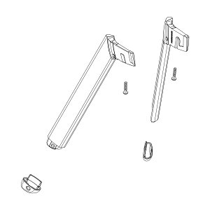 Footrest pole - Thule Yepp Nexxt mini /Nexxt 2 Mini/2Mini �i�X�[���[ �C�F�b�v �t�b�g���X�g�|�[���j�i�O�悹�p/��C���i�j