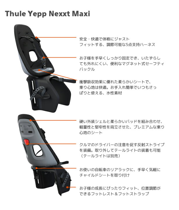 楽天市場】Thule Yepp Nexxt Maxi スーリー・イエップ・ネクスト 