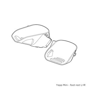 Thule Yepp Mini Footrest �X�[���[�E�C�G�b�v�E�~�j�E�t�b�g���X�g�i�O�悹�p�j