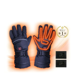 即納 バッテリー付き スマホ操作OK 電熱手袋 グローブ Lサイズのみ 電熱ウェア 電熱グローブ バイク ヒートグローブ ヒーターグローブ 手袋 滑り止め スポーツ スノー 釣り バイク 用 冬 雪遊