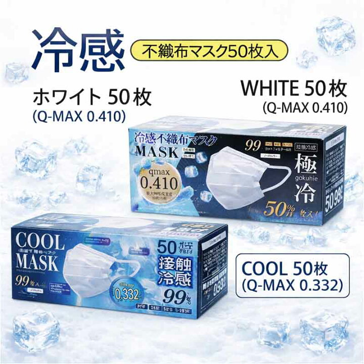 楽天市場】冷感不織布マスク 50枚 イトウ ヒロ・コーポレーション 接触 