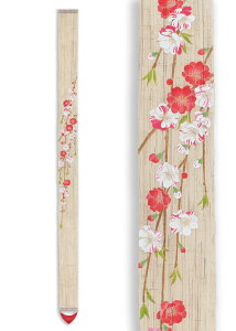 39送料無料 細タペストリー 花桃源平 和モダン 春 花桃 桃の節句 タぺストリー 麻 プレゼント ルシエール 海外土産