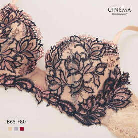 50％OFF【送料無料】 モンシェルピジョン Mon cher pigeon ティアム TIAM05 ブラジャー BCDEF 大きいサイズ 単品 花柄 上品 刺繍 レース レディース trelinge 全3色 B65-F80