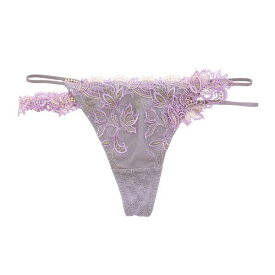30％OFF【メール便(5)】 モンシェルピジョン Mon cher pigeon ティアム TIAM05 ショーツ Tバック タンガ パンツ M L LL 単品 透け感 上品 総レース ひびきにくい レディース trelinge 全3色 M-LL