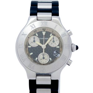 �J���e�B�G Cartier �N���m�X�J�t W10125U2 Cartier Must de Cartier 21 �N�H�[�c �r���v �����Y�E���j�Z�b�N�X ��