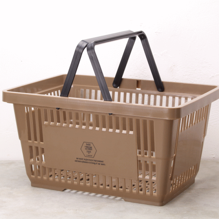 楽天市場】バスケット プラスチック 買い物かご エコバッグ 約18L 洗濯