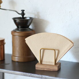 コーヒーフィルター コーヒーペーパーフィルター ケース 収納 木製 おしゃれ 卓上 定形外郵便300円可