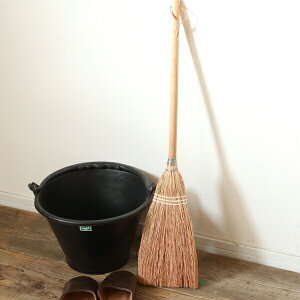 ほうき 箒 室内 おしゃれ 吊下げ ソルガム スローピングショルダー 2色