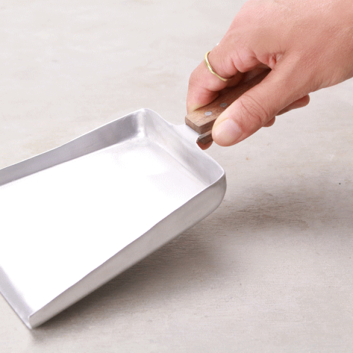 楽天市場】ちりとり 室内 アルミ 木製 おしゃれ 屑とり ダストパン