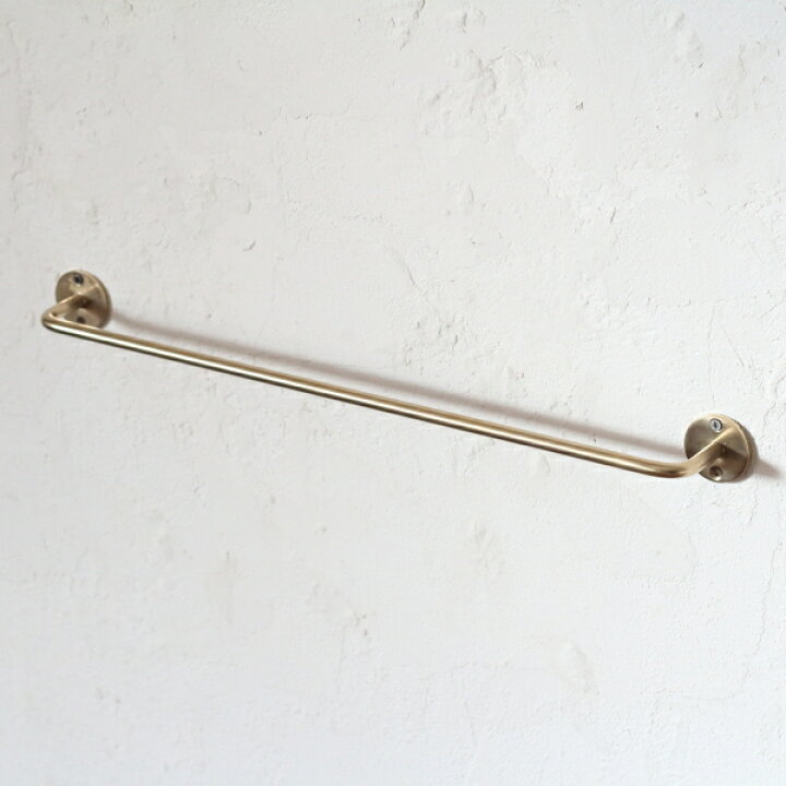 楽天市場】タオルハンガー タオルレール タオル掛け L 真鍮 丸 BRASS (幅約43cm) 0012 : トレモロ 楽天市場】タオルハンガー タオルレール タオル掛け L 真鍮 丸 BRASS (幅約43cm) 0012 : トレモロ
