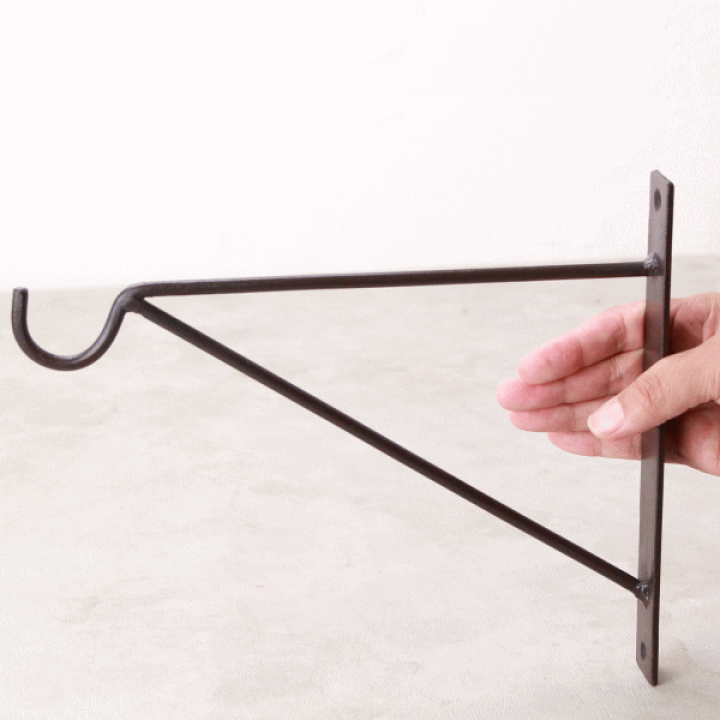 楽天市場】アイアン ブラケット ハンギングフック 壁掛け ガーデニング