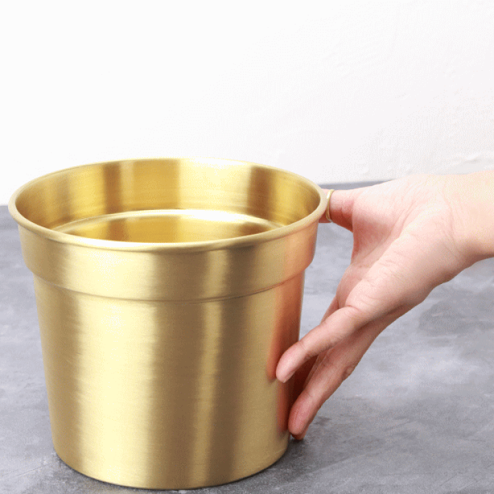 楽天市場】真鍮製 鉢カバー 小物入れ おしゃれ ゴールド BRASS 5号