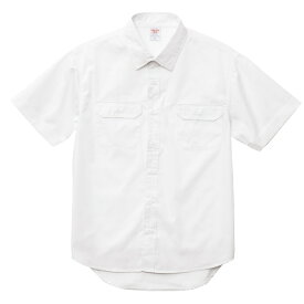 半袖 シャツ メンズ ワークシャツ メンズ T/Cツイル ビックサイズ 大きいサイズ 無地 プレーン 選べる 最安挑戦