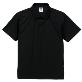 ポロシャツ 半袖 メンズ 鹿の子 ノンブリード スペシャルドライ XXL サイズ ブラック ビック 大きいサイズ