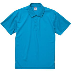 ポロシャツ 半袖 メンズ 鹿の子 ノンブリード スペシャルドライ XXL サイズ ターコイズブルー ビック 大きいサイズ