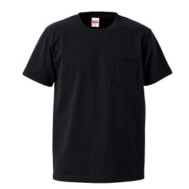 Tシャツ 半袖 メンズ ポケット付き オーセンティック スーパーヘビー 7.1oz S サイズ ブラック