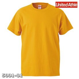 Tシャツ 半袖 メンズ ハイクオリティー 5.6oz M サイズ ゴールド