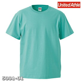 Tシャツ 半袖 メンズ ハイクオリティー 5.6oz L サイズ ミントグリーン