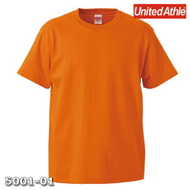 Tシャツ 半袖 メンズ ハイクオリティー 5.6oz L サイズ オレンジ