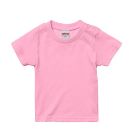 Tシャツ 半袖 キッズ 子供服 ハイクオリティー 5.6oz 90 ～ 160 サイズ ピンク