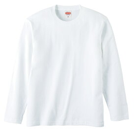 Tシャツ 長袖 メンズ ハイクオリティー 5.6oz M サイズ ホワイト