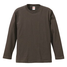 Tシャツ 長袖 メンズ ハイクオリティー 5.6oz XXL サイズ チャコール ビック 大きいサイズ