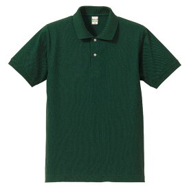 ポロシャツ 半袖 メンズ ドライ ユーティリティー 5.3oz L サイズ ブリティッシュグリーン