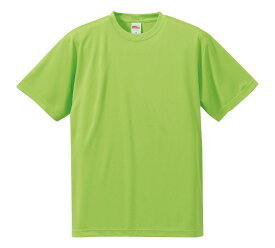 Tシャツ 半袖 メンズ ドライ シルキ−タッチ ノンブリード 4.7oz XXXL サイズ ライムグリーン ビック 大きいサイズ