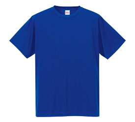 Tシャツ 半袖 メンズ ドライ シルキ−タッチ ノンブリード 4.7oz XXL サイズ コバルトブルー ビック 大きいサイズ
