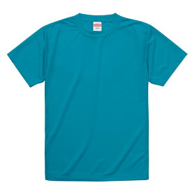 Tシャツ 半袖 キッズ 子供服 ドライ シルキ−タッチ ノンブリード 4.7oz 160 サイズ ターコイズブルー